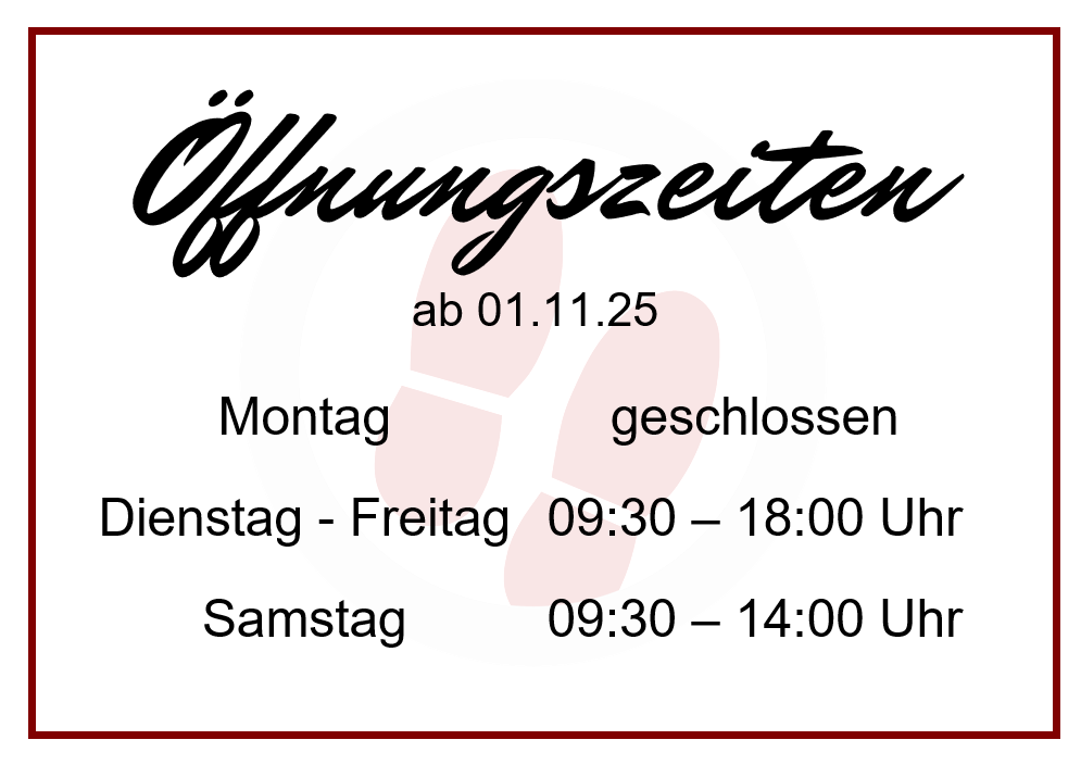 Bild_2025-09-20_152453278 geänderte Öffnungszeiten Schuhhaus-Bussmann Cordes, Bassum